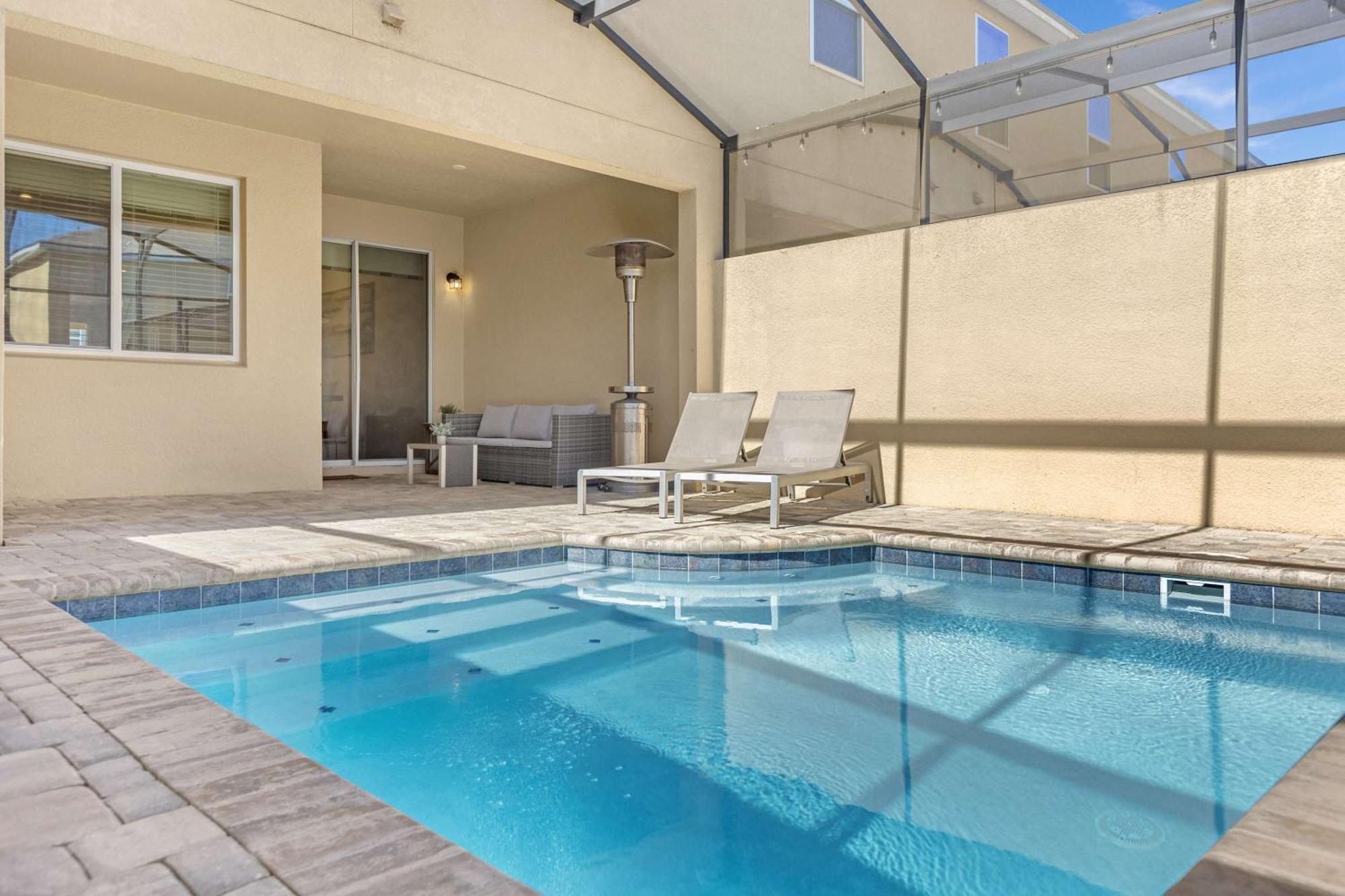 4Br Villa Home With Private Pool Near Disney Kissimmee Exterior photo